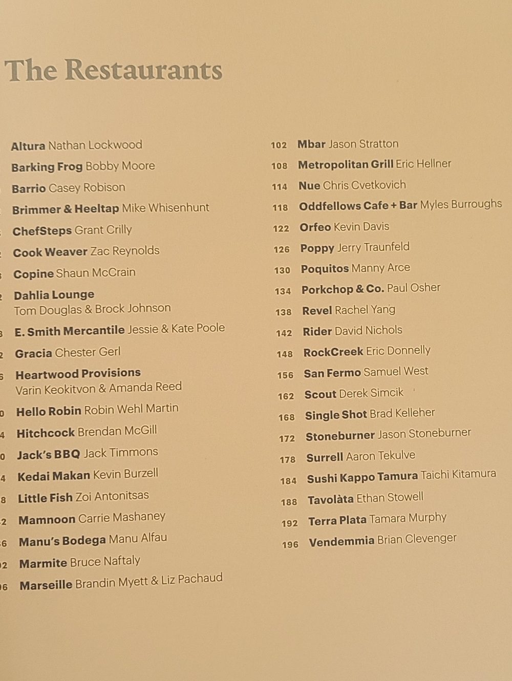 Seattle Cooks Cookbook - 80 Signature Dishes from 40 Seattle's Best Restaurants - Picture 7 of 16